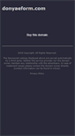 Mobile Screenshot of donyaeform.com